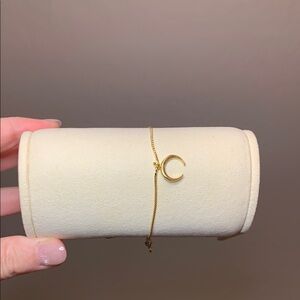 NWT - Vintage Siena Gold Crescent Slider Bracelet